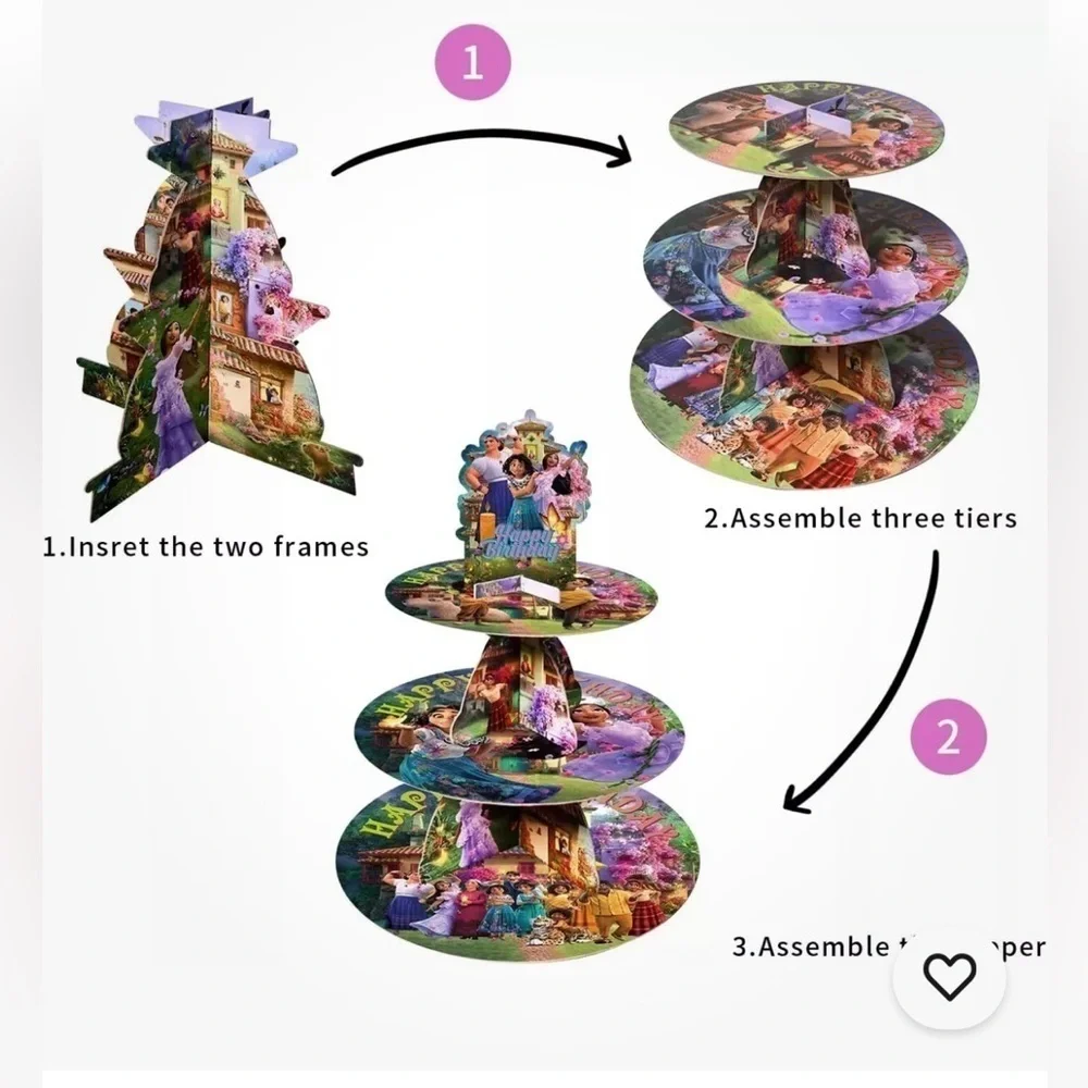 Encanto Cupcake Party Stand Tower Birthday Decoration